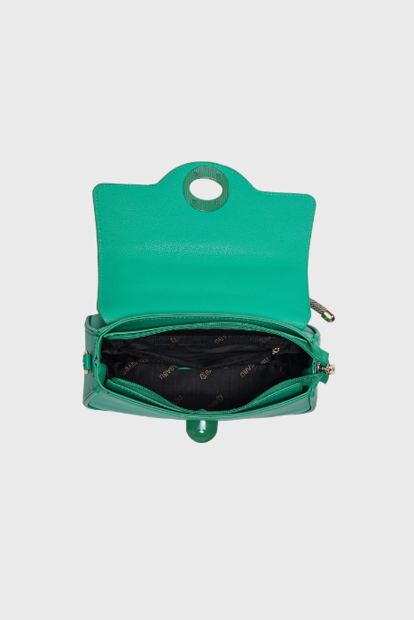 Bagabu Luxe Rope Handle Satchel Bag with Wallet (Green)