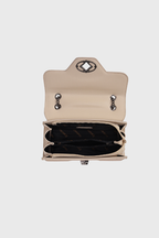 Bagabu Elegance Chain Shoulder Bag for Women (Beige)
