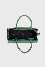 Bagabu Elegant Knitted Fabric Satchel Handbag  ( Saga Green)