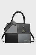 Bagabu Quadra Luxe Premium Vegan Leather Tote Set (black)