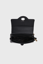Bagabu Luxe Rope Handle Satchel Bag with Wallet (Black)