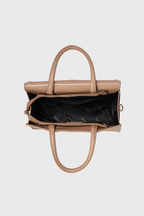 Bagabu Elegant Knitted Fabric Satchel Handbag (Khaki)