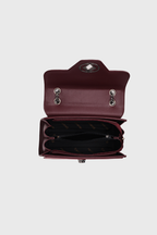 Bagabu Elegance Chain Shoulder Bag for Women (Burgundy)