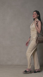 The Charm Luxury Black Handbag (khakhi)