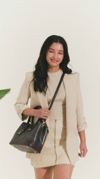 The Grain Premium Textured Handbag (grey)